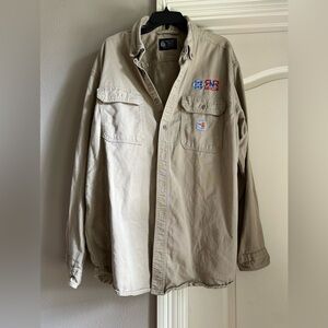 Carhartt Tan Men's Work Loose Fit Shirt